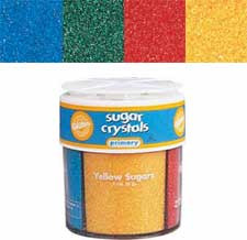 Primary Sugar Crystal Sprinkles 4-Mix Wilton
