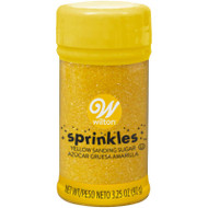 SANDING SUGAR SPARKLES YELLOW 3.25 OZ.