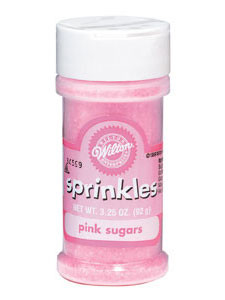 Pink Sugar Crystal Sprinkles 3.25oz. Wilton