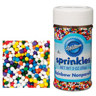 Rainbow Nonpareils Sprinkles 3oz. Wilton