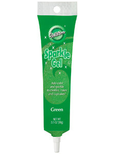 Green Sparkle Gel 3.5oz. Wilton