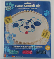Blue Clues cake stencil kit