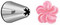 #2F Drop Flower Decorating Tip Wilton