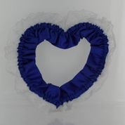 Heart Frame Royal Blue 6x6