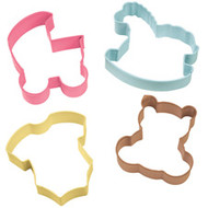 4 pc. Baby Theme Cookie Cutter Set Wilton