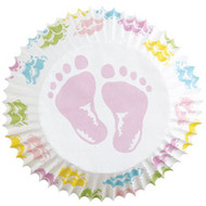 Baby Feet Cupcake Baking Cups 75ct Wilton