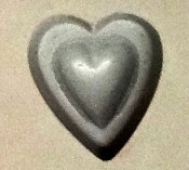 Double Heart Rubber Candy Mold