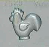 Rooster Rubber Candy Mold