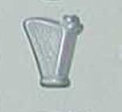 Harp Rubber Candy Mold
