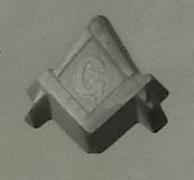 Masonic Emblem Rubber Candy Mold