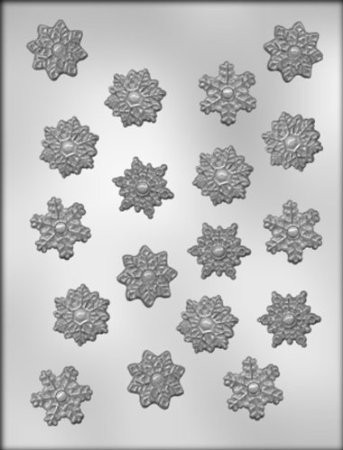 candy mold snowflakes x18