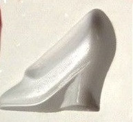 low heel slipper rubber candy mold