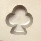 Club card Suit rubber mold