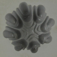 RUBBER CANDY MOLD FANCY MINT Snowflake)