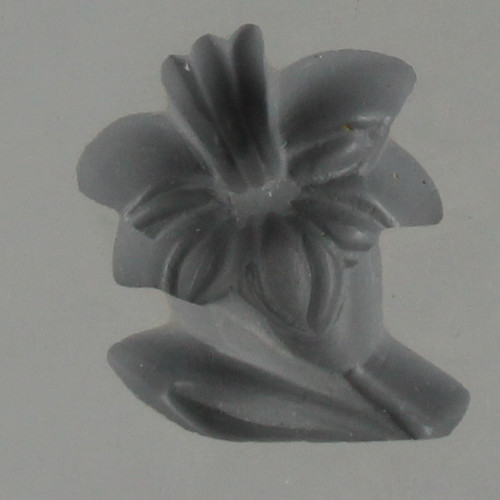 lilly rubber mold with stem and leat