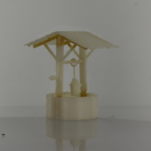 Vintage white wishing well favor