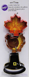 COOKIE CUTTERS THANKSGIVING 3PC SET