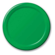 PLATES 7 IN. EMERLD GREEN 24 CT