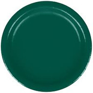 PLATES 7 in. HUNTER GREEN 24 CT