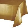 TABLECOVER PLASTIC 54 x 108" GOLD