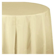 TABLECOVER RND IVORY