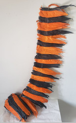 GARLAND CORN HUSKS ORANGE & BLAC 8 FT