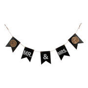 BANNER GARLAND MR AND MRS 7X43"