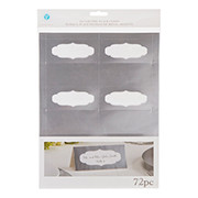 PLACECARDS SILVER FOIL 73 PC