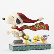 HWC4052718 SKATE MATES SNOOPY ON ICESKATES WITH WOODSTOCK AND FRIENDS