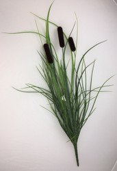 CATTAIL BUSH 28" GREEN