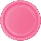 PLATES 9 IN. CANDY PINK 24 CT