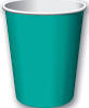 CUPS 9 OZ. TEAL TROPICAL 24 CT
