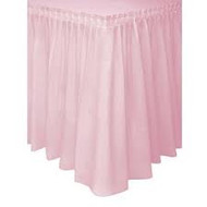 TABLE SKIRT PINK CLASSIC