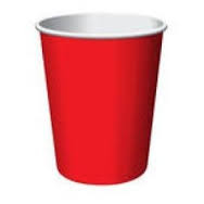 CUPS 9 OZ. CLASSIC RED 24 CT
