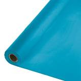 PLASTIC TABLE COVER ROLL 100' TURQUOISE