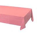 PLASTIC TABLE COVER  ROLL 100' ROSE
