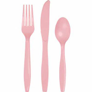 FORK SPOON KNIFEX24 PINK