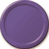 PLATES 7 IN. PURPLE 24 CT