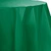 TABLECOVER PLASTIC ROUND EMERALD GREEN