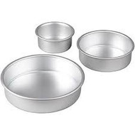 CAKE PAN SET ROUND 2 IN. 4-6-8 IN.