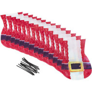 PARTY TREAT BAGS SANTA BELT