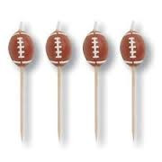 CANDLE PICKS TOUCHDOWN 4 CT