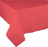 TABLECOVER PLST 54X108 CORAL