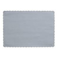 PLACEMATS SHIMMERING SILVER 50 CT
