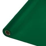PLASTIC TABLE COVER ROLL 100' HUNTER GREEN