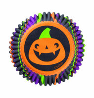 BAKING CUPS HAPPY FACE PUMPKIN 75 CT