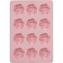 MOLD SILICONE ROSES OPEN 12 CAVITY