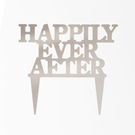 CAKE TOPPER HAPPILY EVER AFTER MIRROR