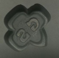 RUBBER CANDY MOLD GIRL SCOUT EMBLEM