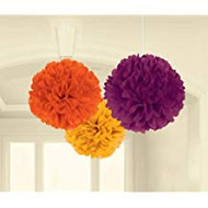 FLUFFY DECORATIONS TISSUE PAPER PUFFS 3 CT.